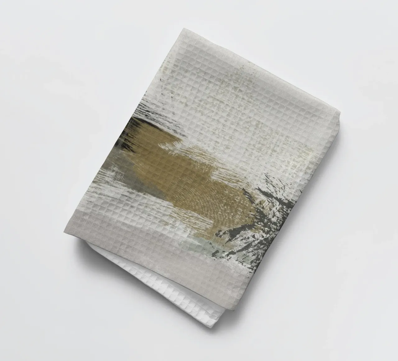 Modern abstract artwork with brush strokes canovaccio da cucina da Imaginative