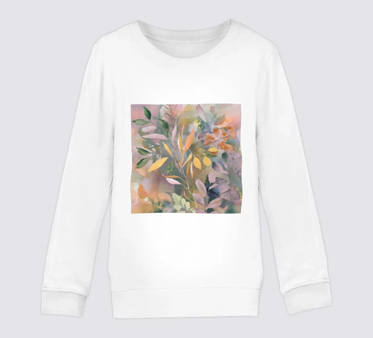 Herbstlicher Blätterteppich Kinder Sweatshirt von Dream Spectrum