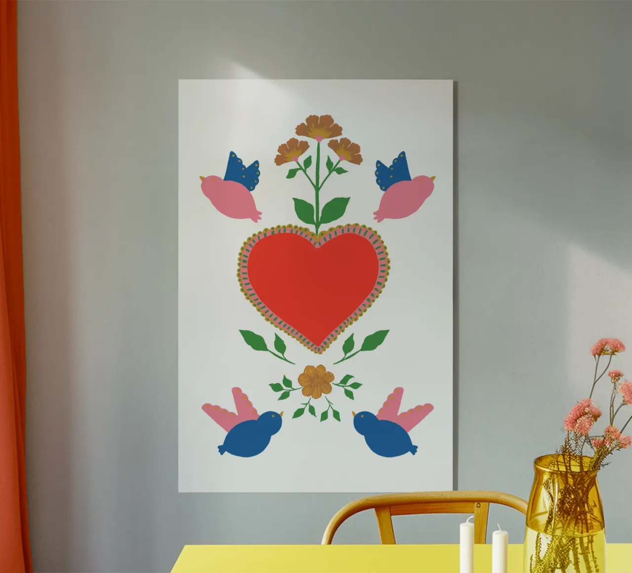 Wild Heart plexiglass da Atelier Mave