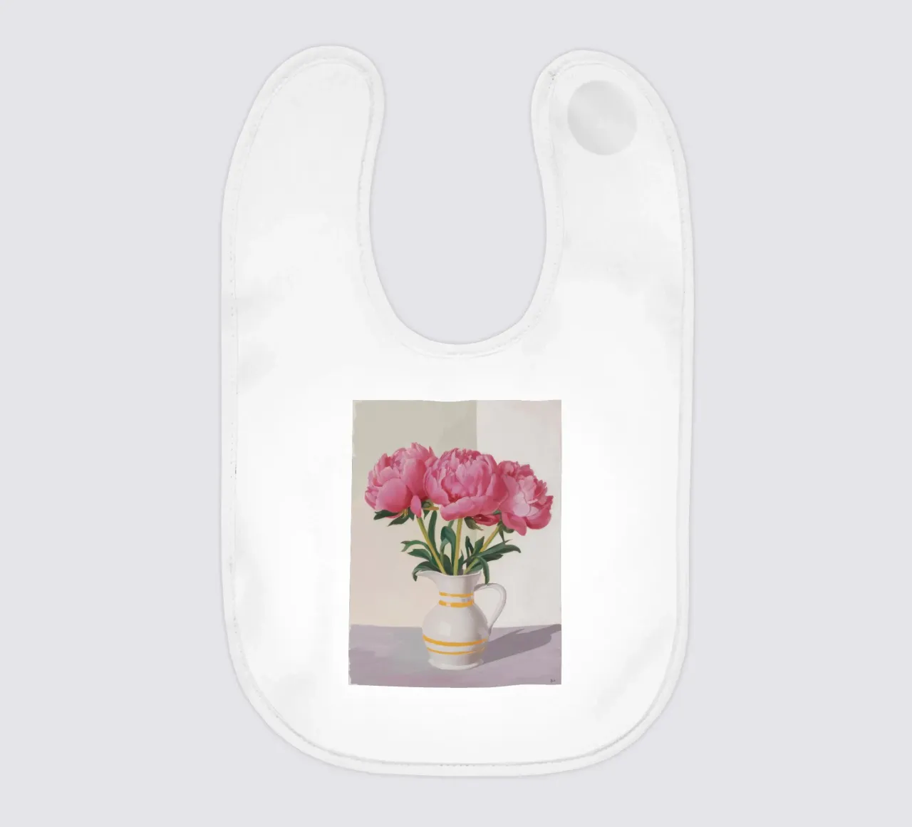 Peony Blush Stillness bavaglino da Opal Strokes