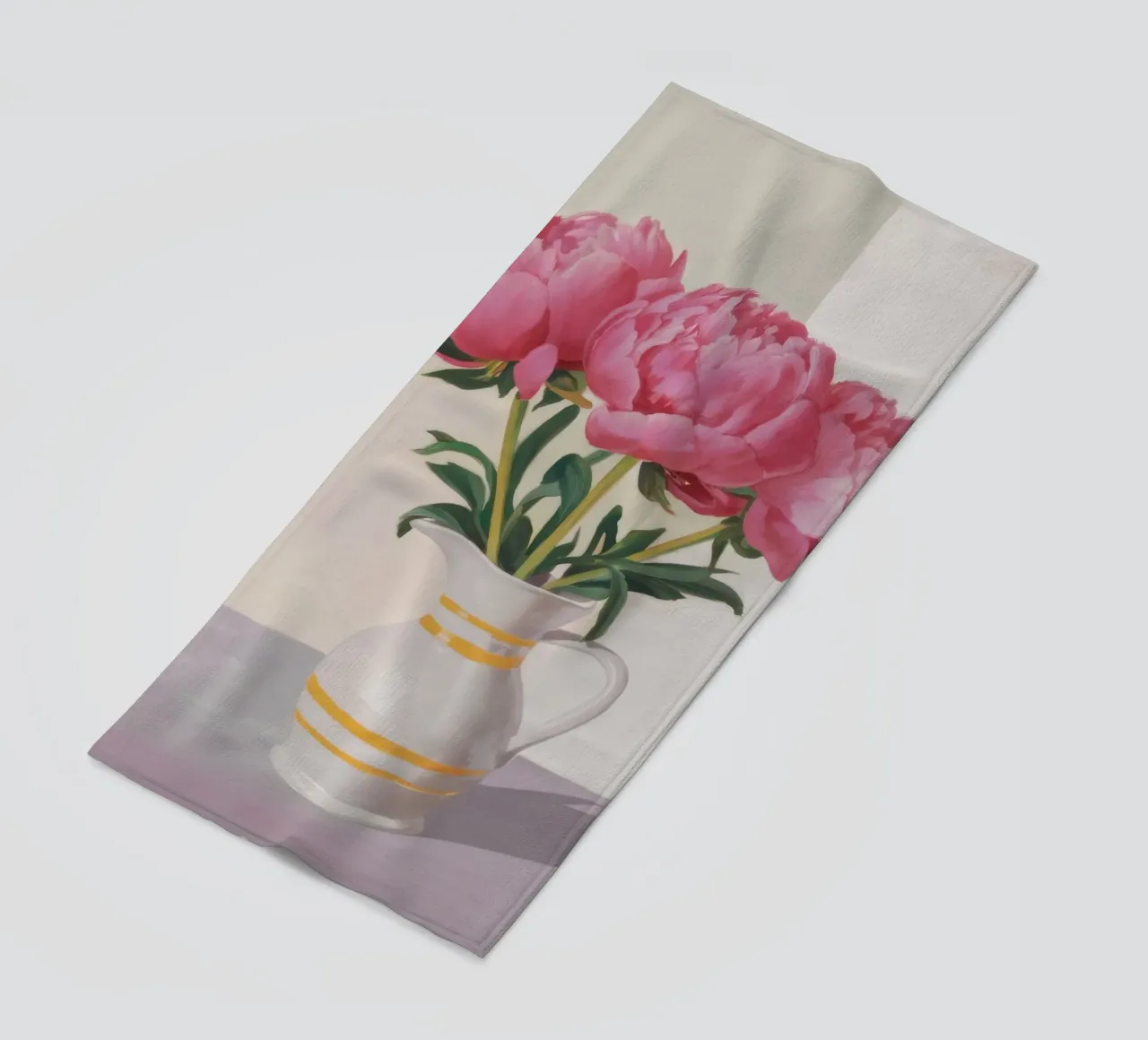 Peony Blush Stillness telo mare da Opal Strokes