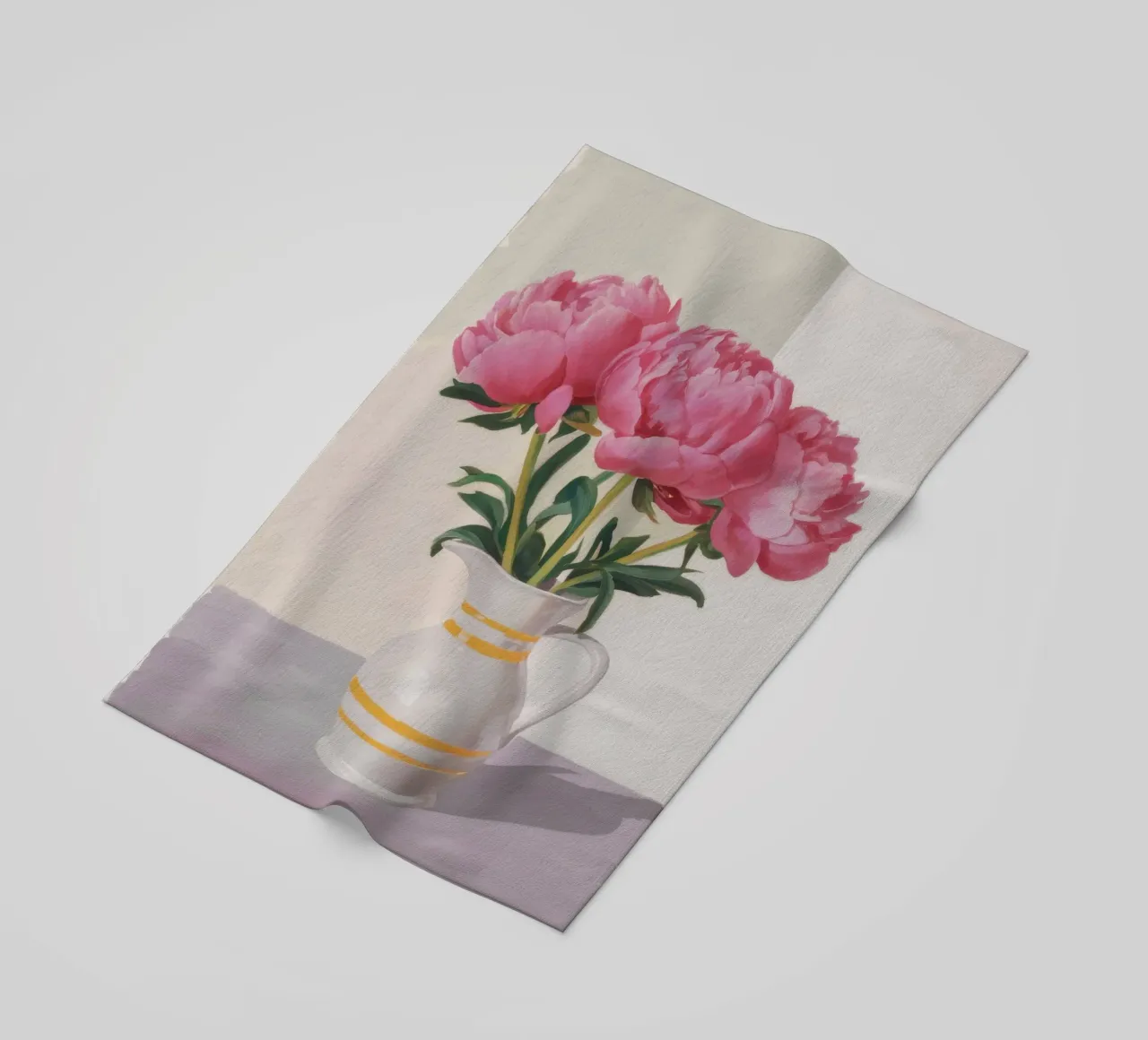 Peony Blush Stillness telo mare da Opal Strokes