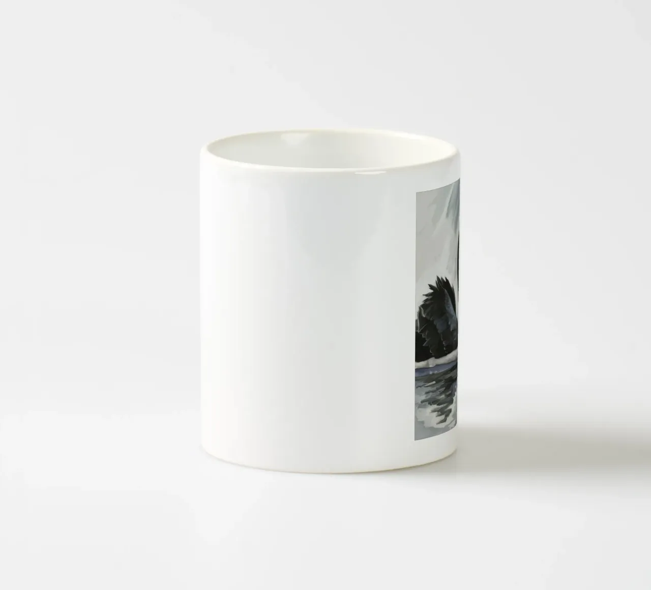 Abbraccio d'avorio ebano tazza in ceramica da Dream Spectrum