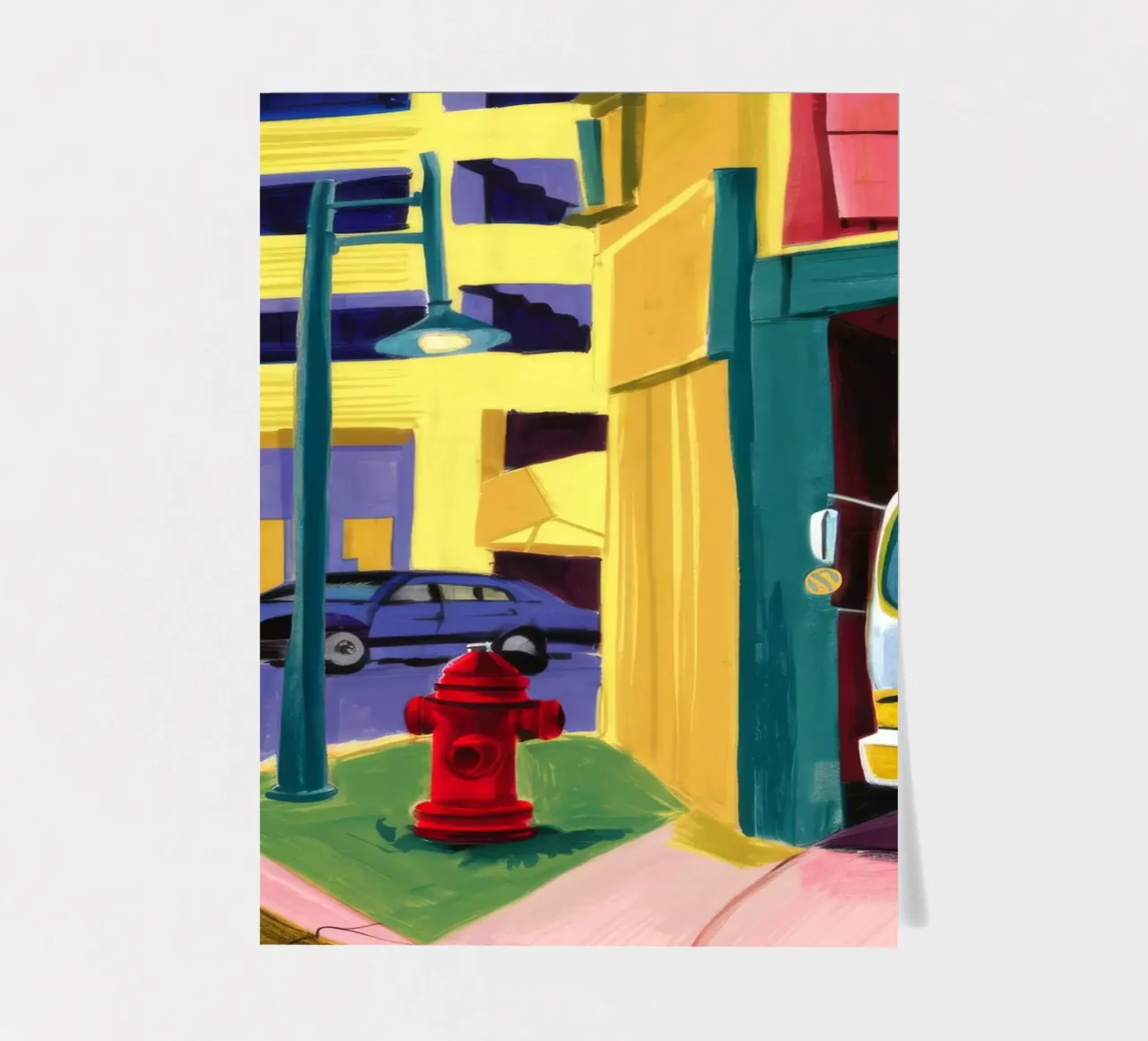 Red Fire Hydrant sticker sheet by Silk Palette