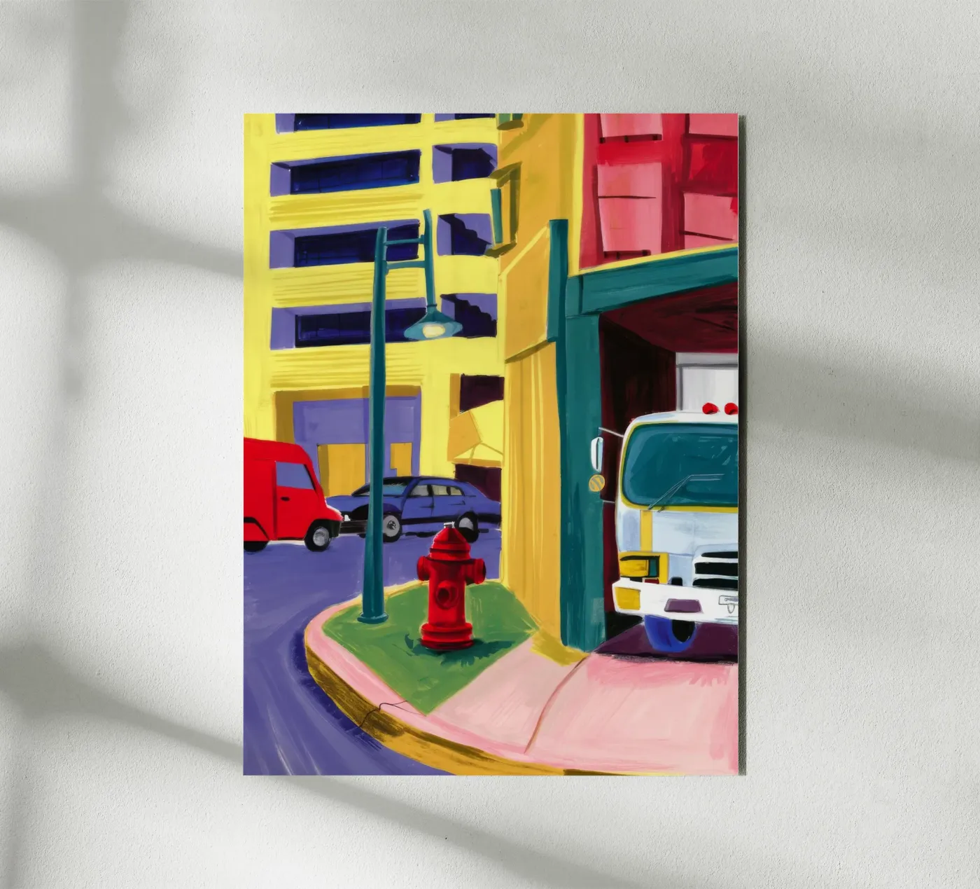 Red Fire Hydrant forex plate by Silk Palette