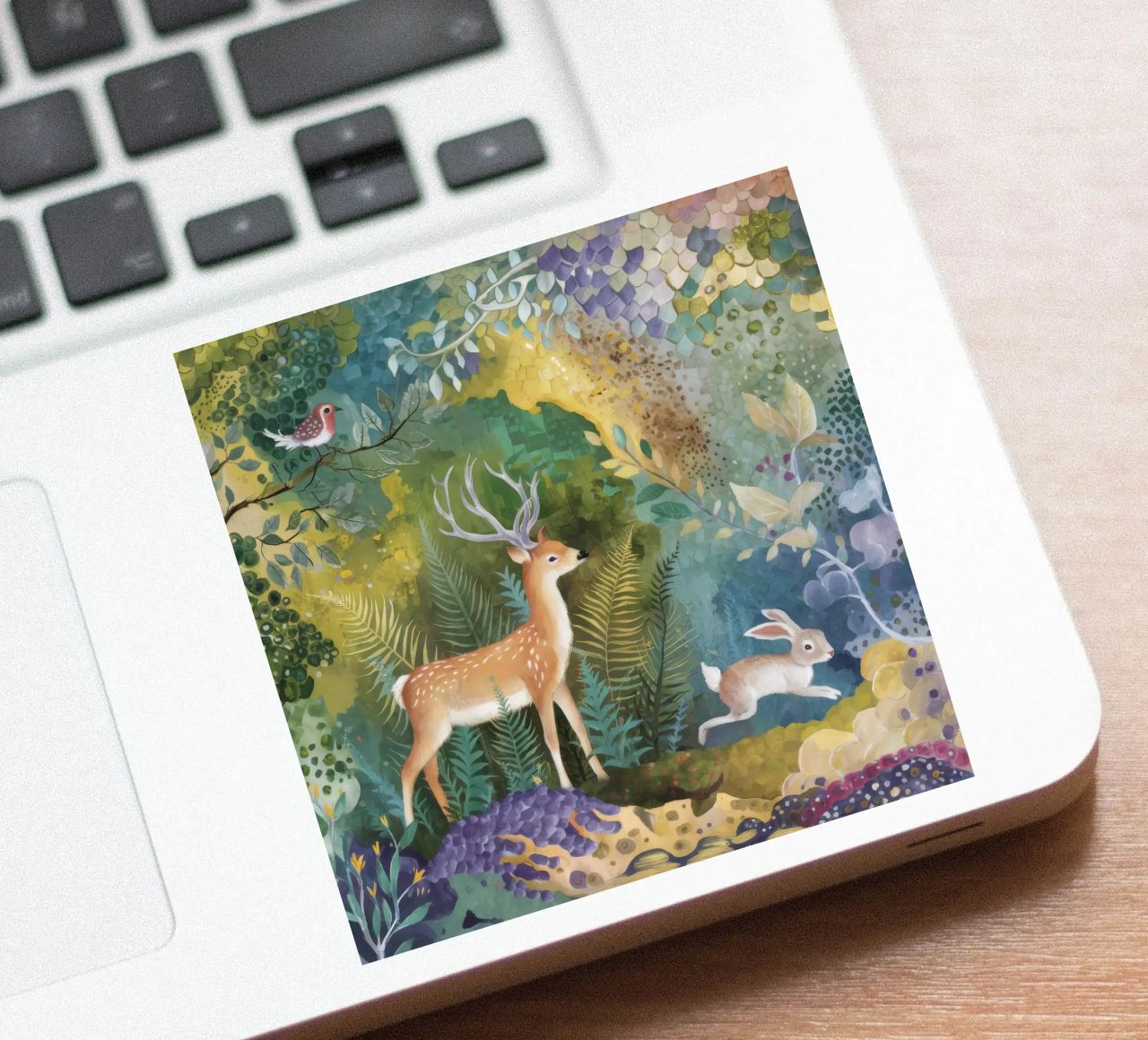 La danse douce de la forêt autocollant de Dream Spectrum