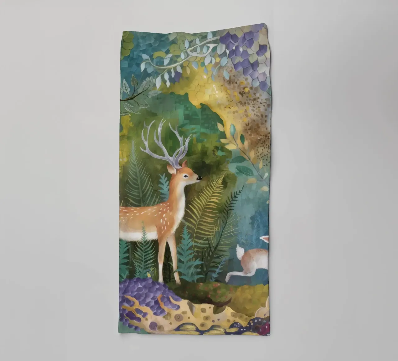 Der sanfte Tanz des Waldes Handtuch von Dream Spectrum