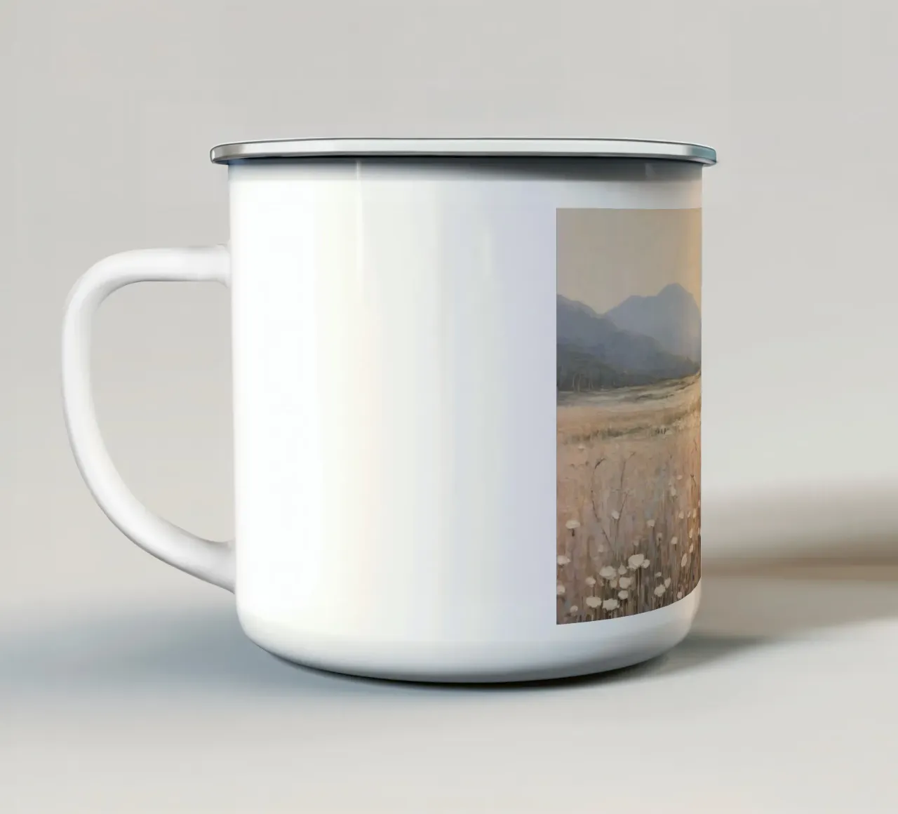 Arte da parete di Imagine tazza in smalto da Imagine
