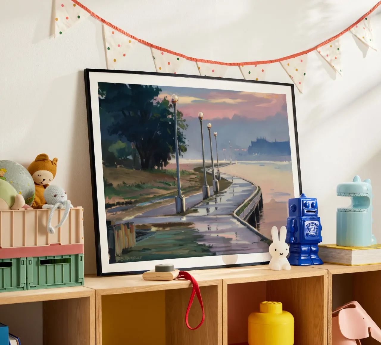 Crepuscoli Lungomare poster da Opal Strokes