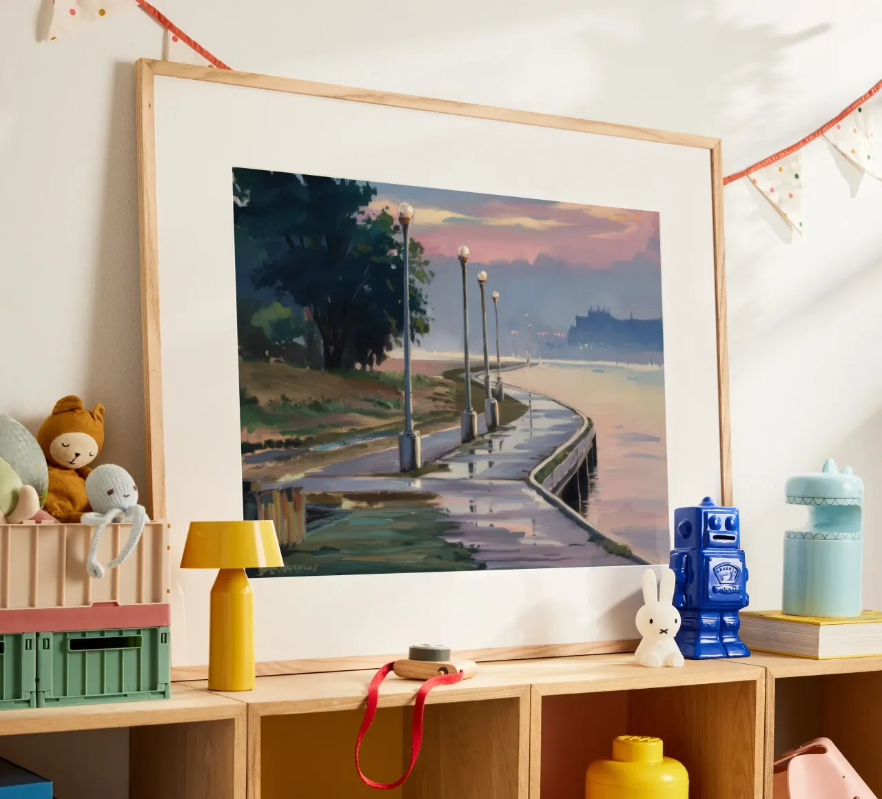 Crepuscoli Lungomare poster da Opal Strokes