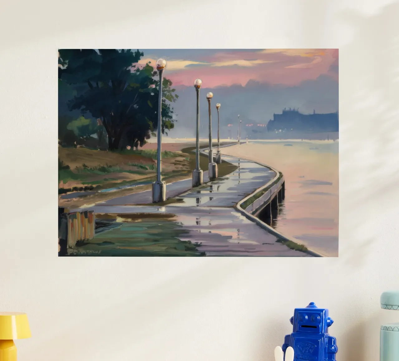 Crepuscoli Lungomare poster da Opal Strokes