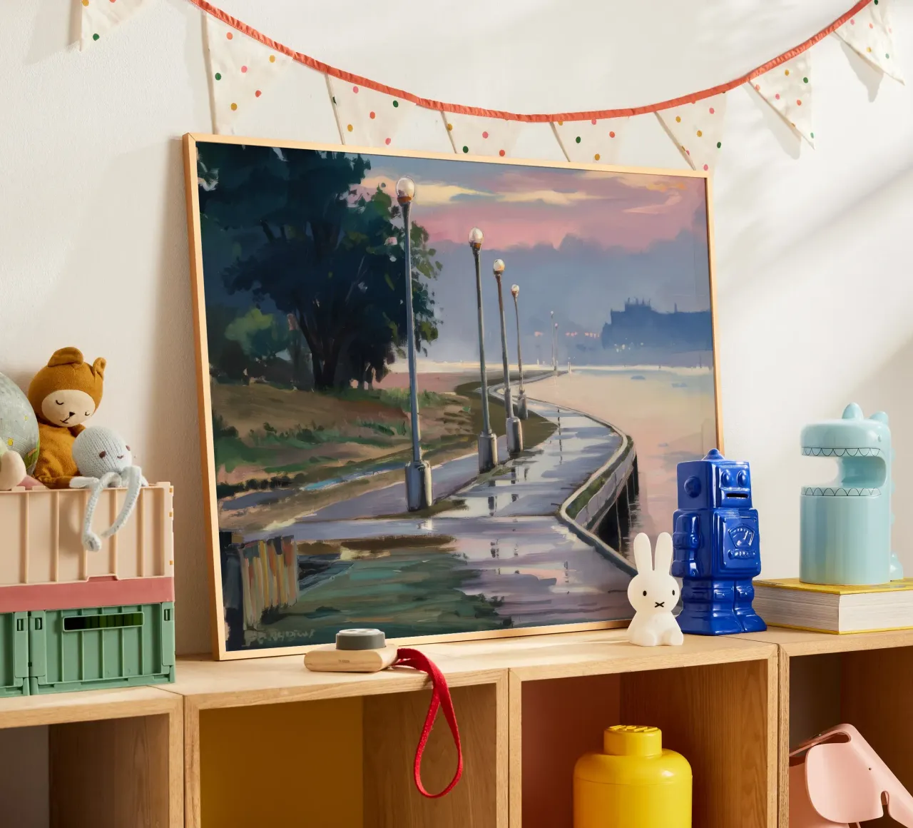 Crepuscoli Lungomare poster da Opal Strokes