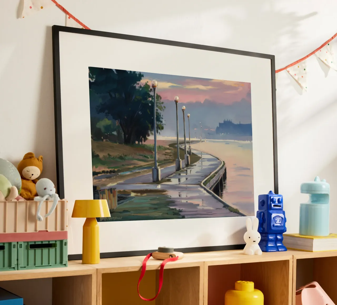 Crepuscoli Lungomare poster da Opal Strokes