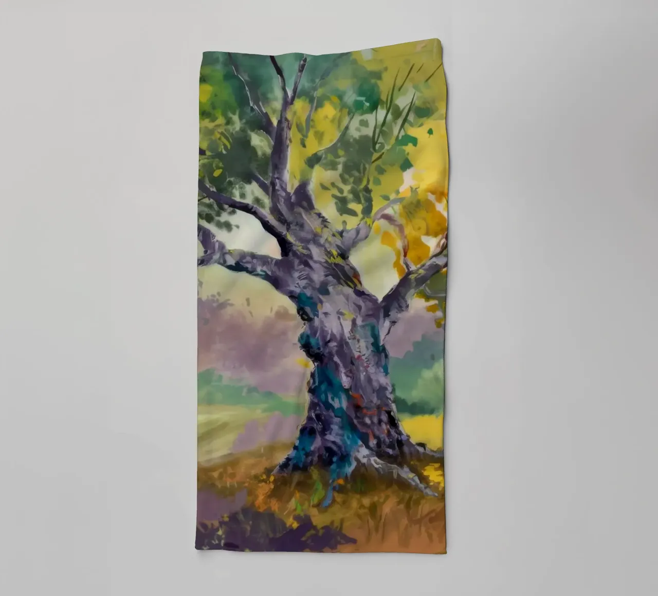 L'éclat de l'olive ancienne serviette de bain de Dream Spectrum