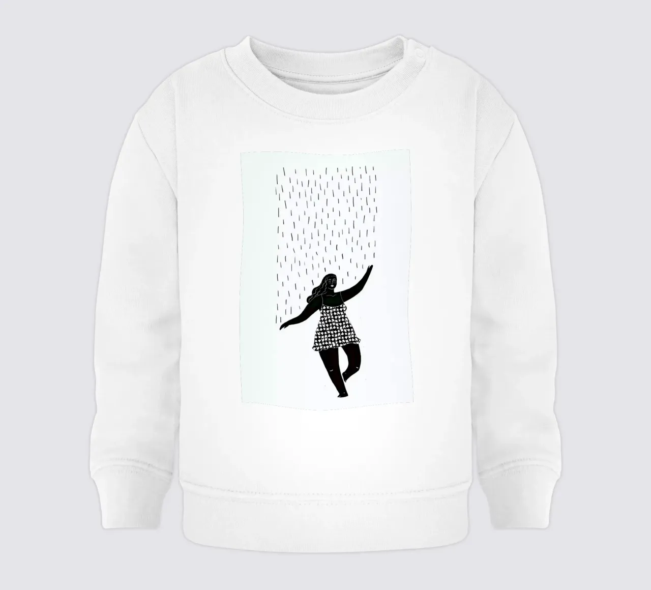 Dancing in the Rain felpa neonato da Graphite
