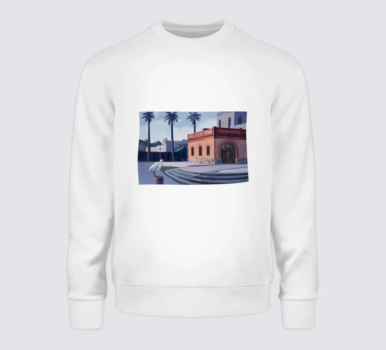 Ibis at Dawn sweatshirt by Opal Strokes