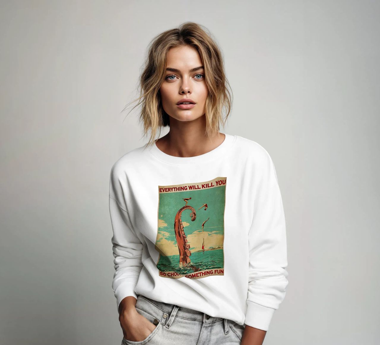 Tutto ti ucciderà Immersioni vintage felpa da Christopher shop