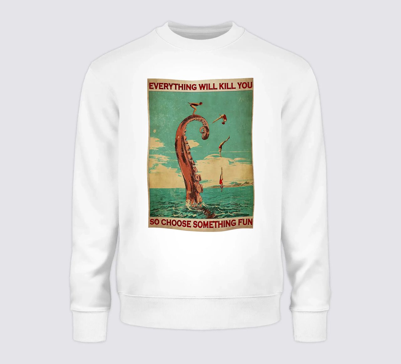 Tutto ti ucciderà Immersioni vintage felpa da Christopher shop