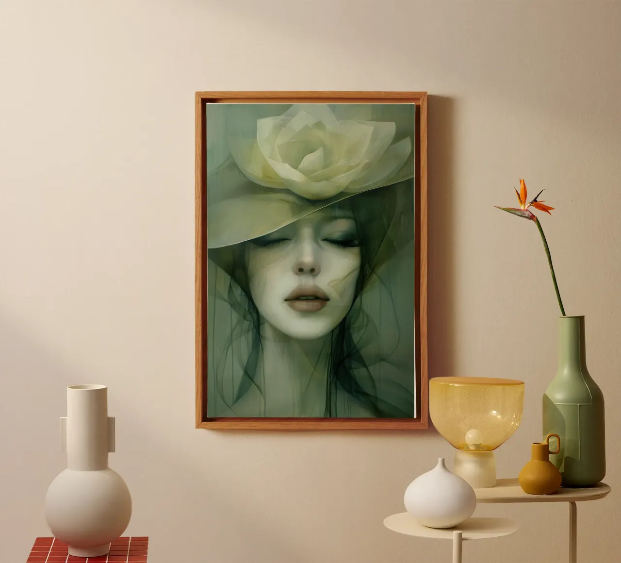 Wall-art by Imagine canvas with Floater frame by Imagine