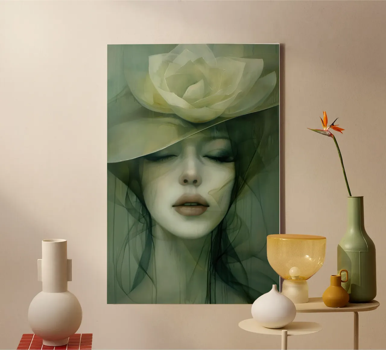 Wall-art by Imagine canvas with Floater frame by Imagine