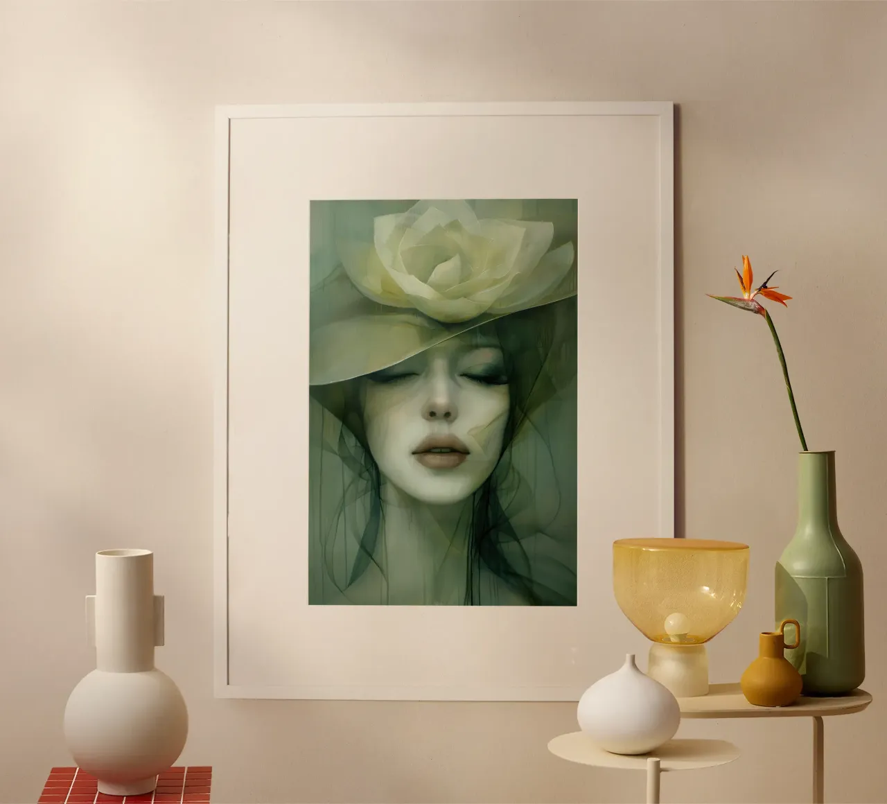 Arte da parete di Imagine poster con telaio in plastica da Imagine