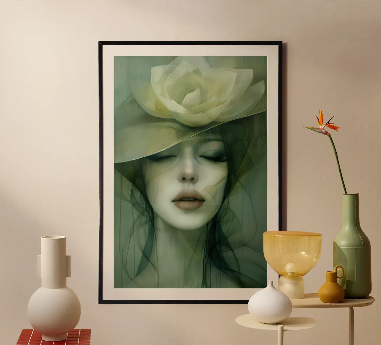 Arte da parete di Imagine poster con telaio in plastica da Imagine