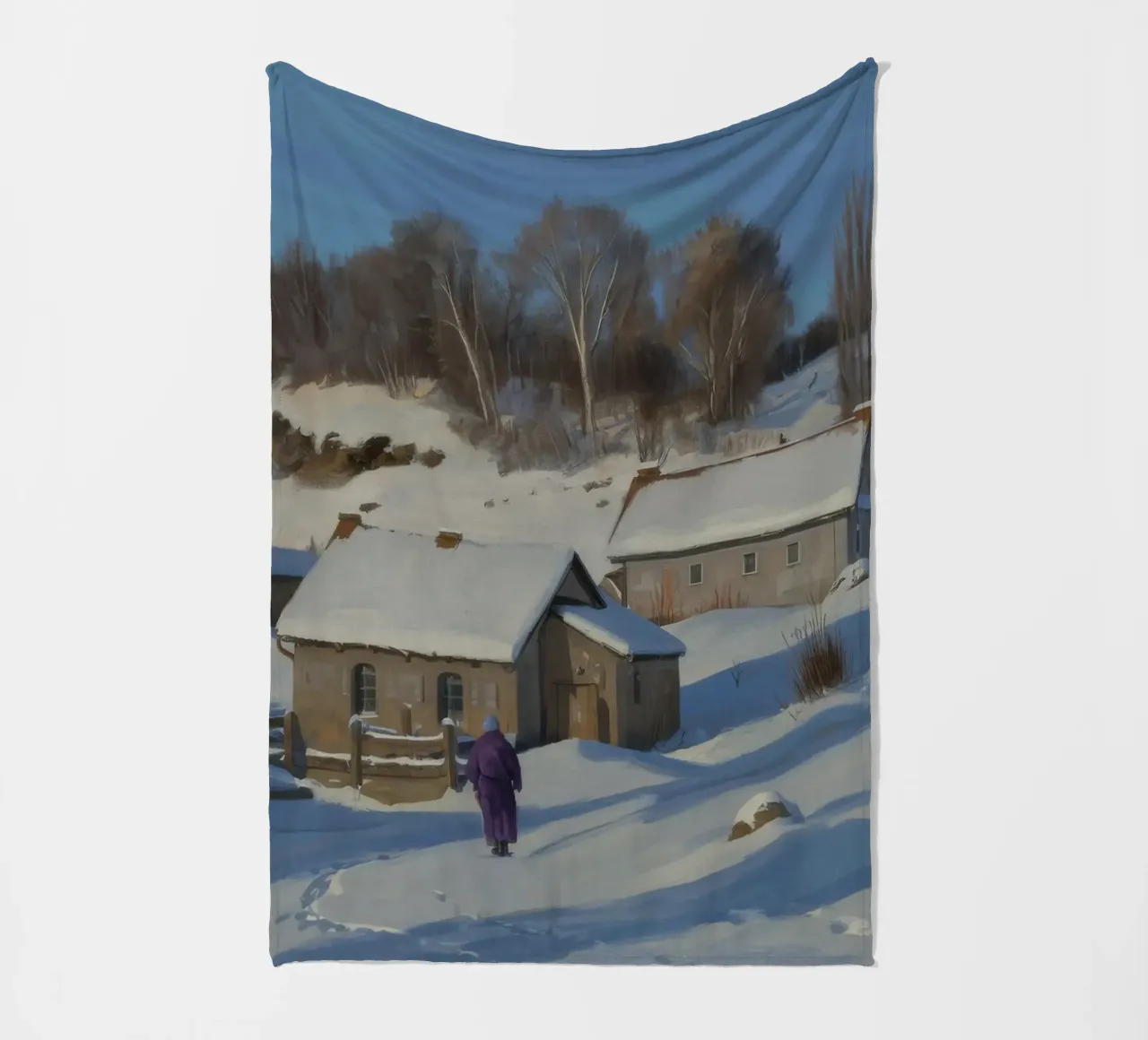 Sentiero d'inverno Casa coperta in pile da Celestial Harmony