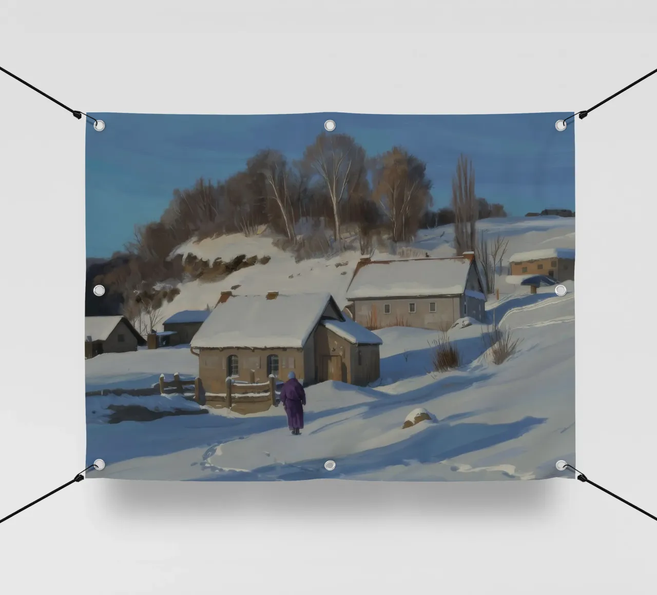Sentiero d'inverno Casa telo in pvc da Celestial Harmony