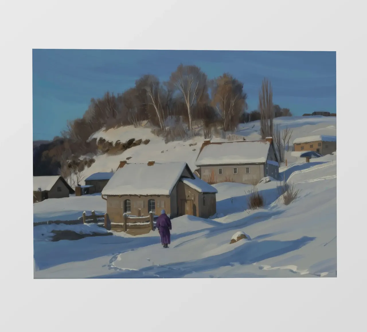 Sentiero d'inverno Casa telo in pvc da Celestial Harmony