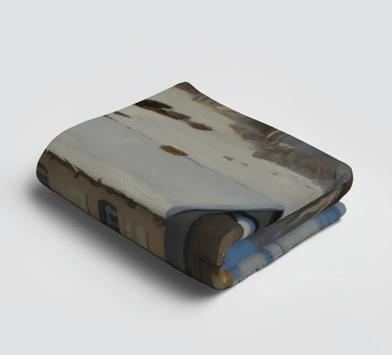 Wintry Path Home towel by Celestial Harmony