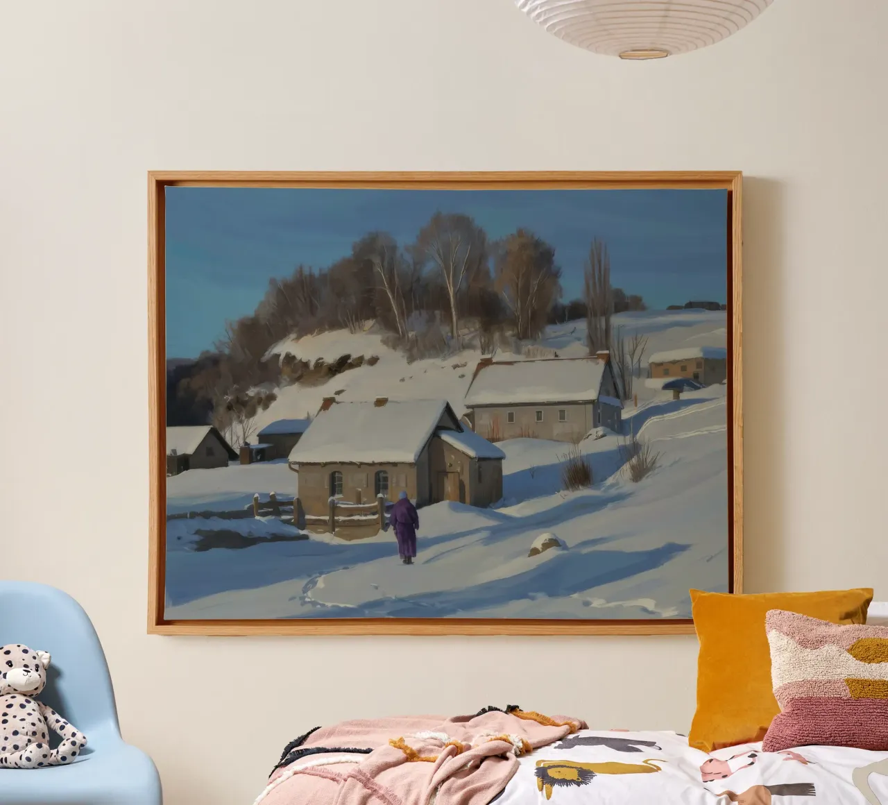 Wintry Path Home canvas by Celestial Harmony