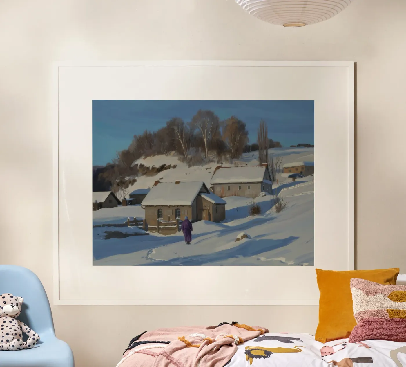Wintry Path Home poster by Celestial Harmony