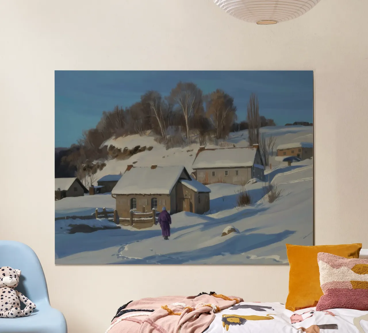 Wintry Path Home poster by Celestial Harmony