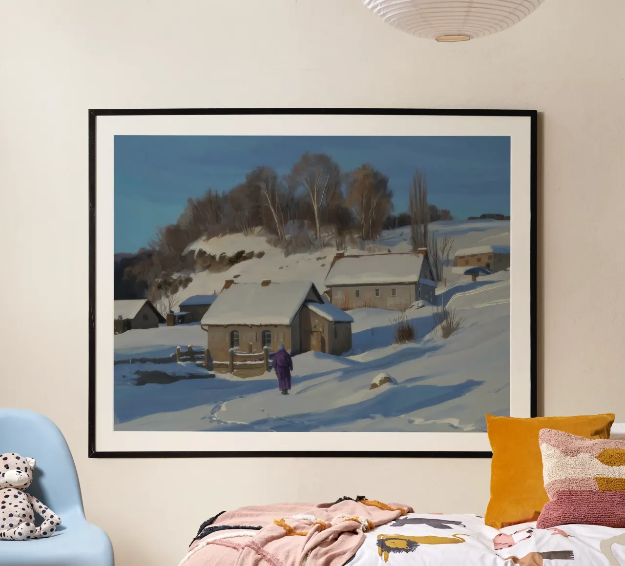 Wintry Path Home poster by Celestial Harmony
