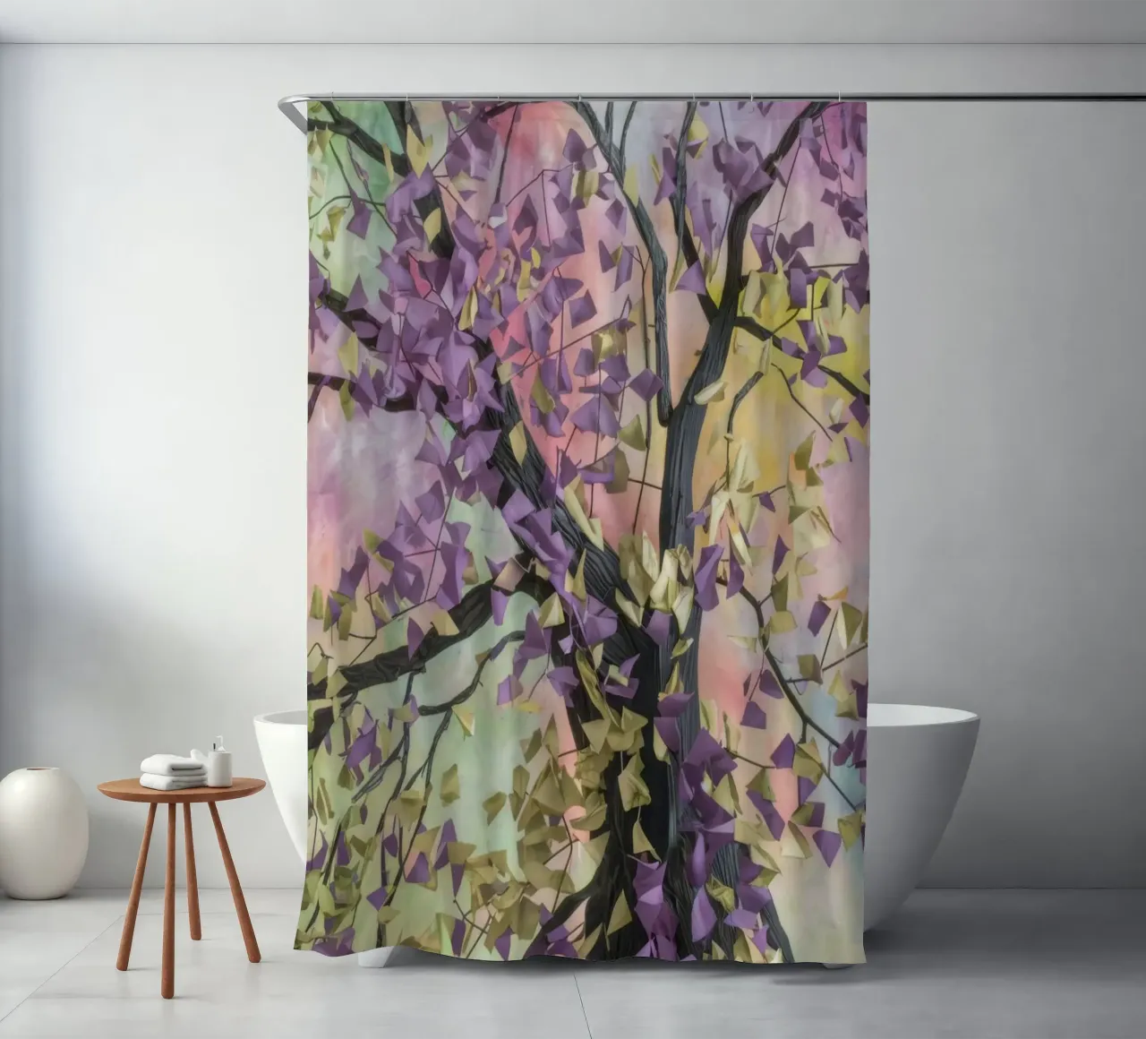 Il bagliore effimero dei fiori tenda da doccia da Dream Spectrum