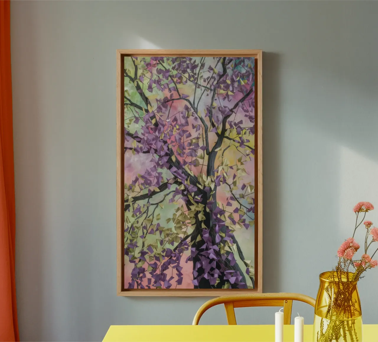 Il bagliore effimero dei fiori tela con Cornice a cassetta da Dream Spectrum