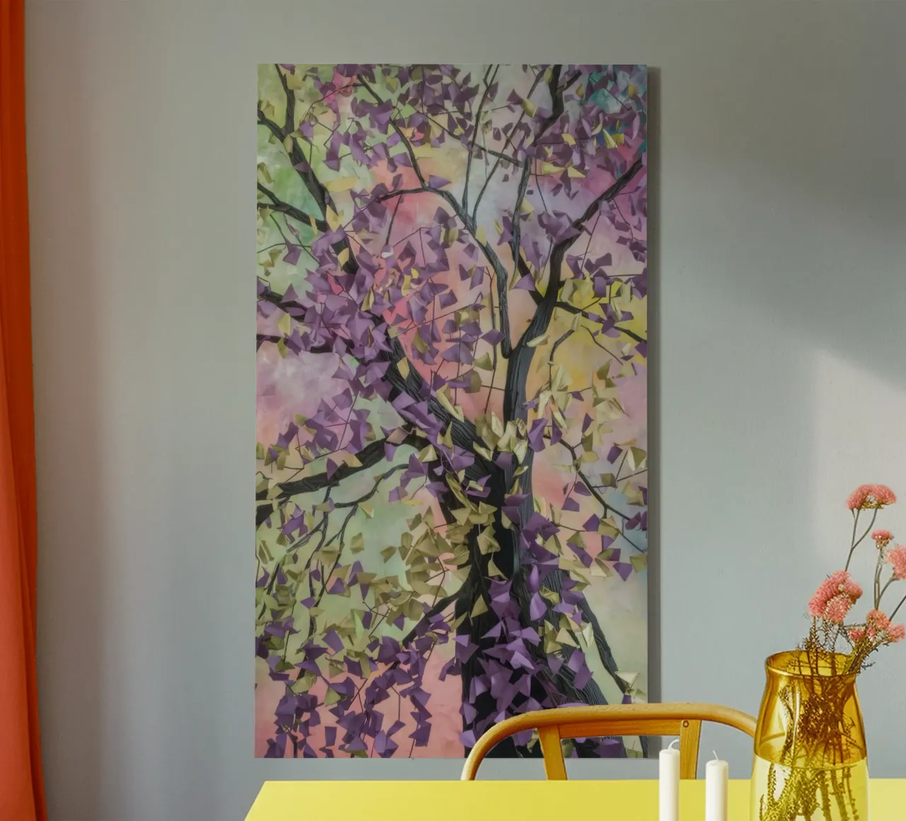 Il bagliore effimero dei fiori tela con Cornice a cassetta da Dream Spectrum