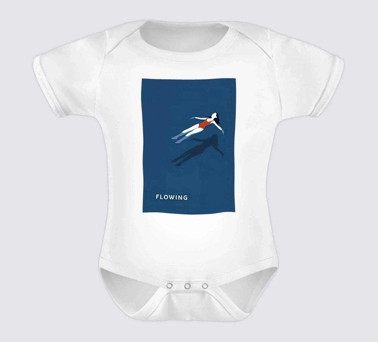 Fließend Kurzarm Babybody von Christopher shop