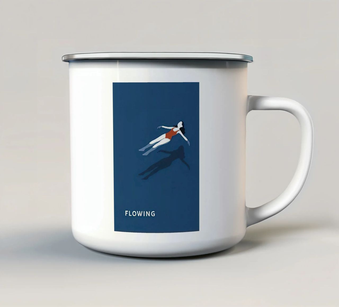 Scorrevole tazza in smalto da Christopher shop