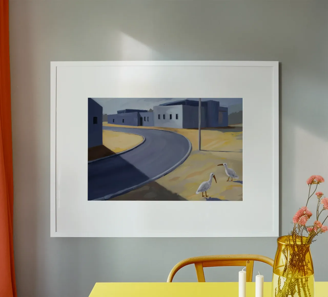 Attraversamento di sentieri in cemento poster da Opal Strokes