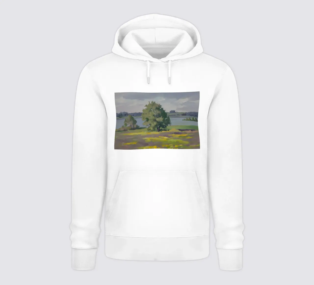Albero del lago Immobile felpa con cappuccio da Celestial Harmony