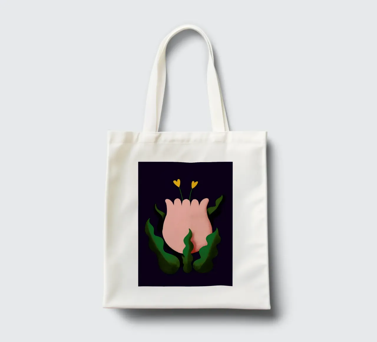 Wild Tulip tote bag by Pure