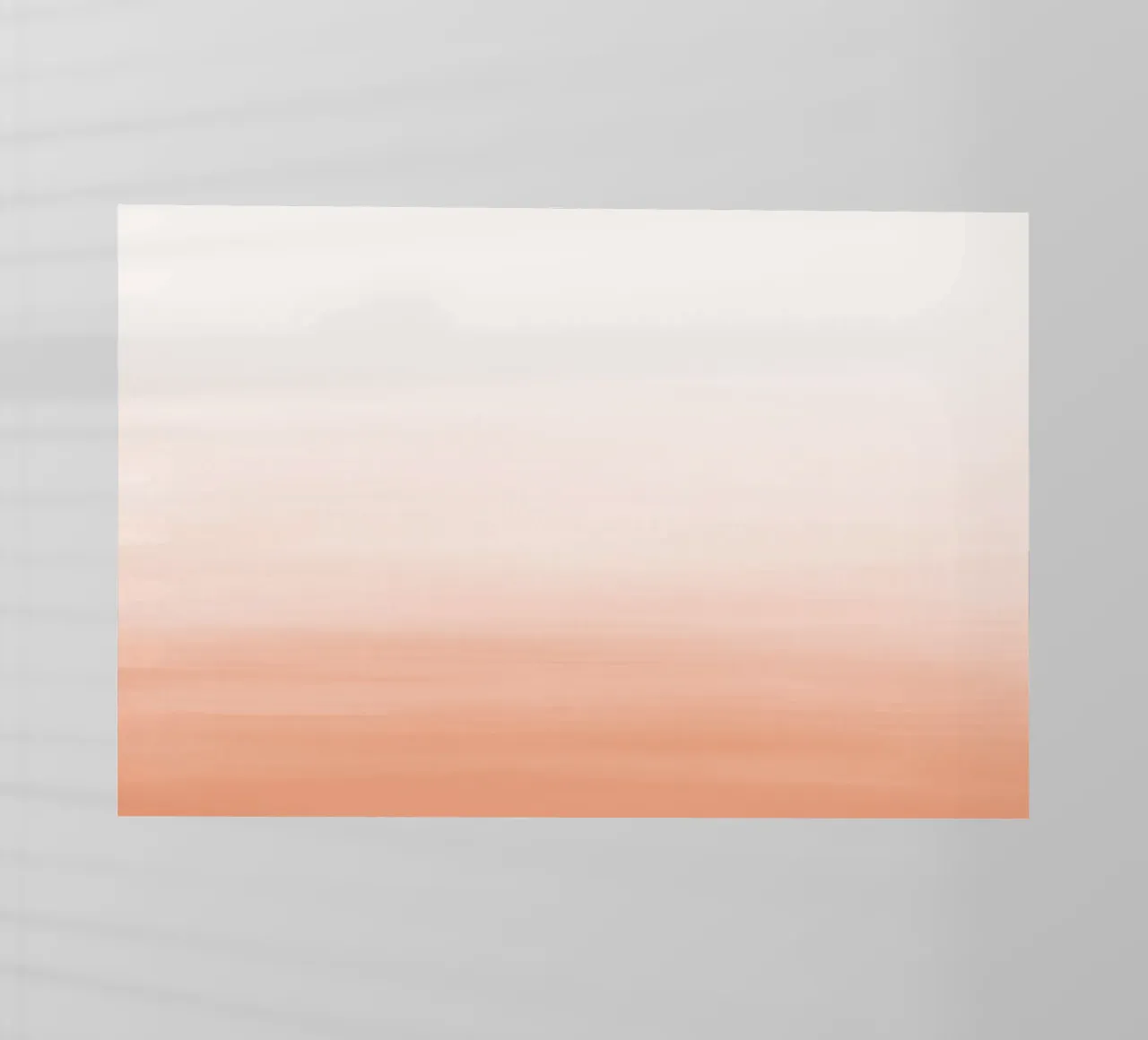 Gradiente acquerello pesca pellicola backlit da NouveauPrints