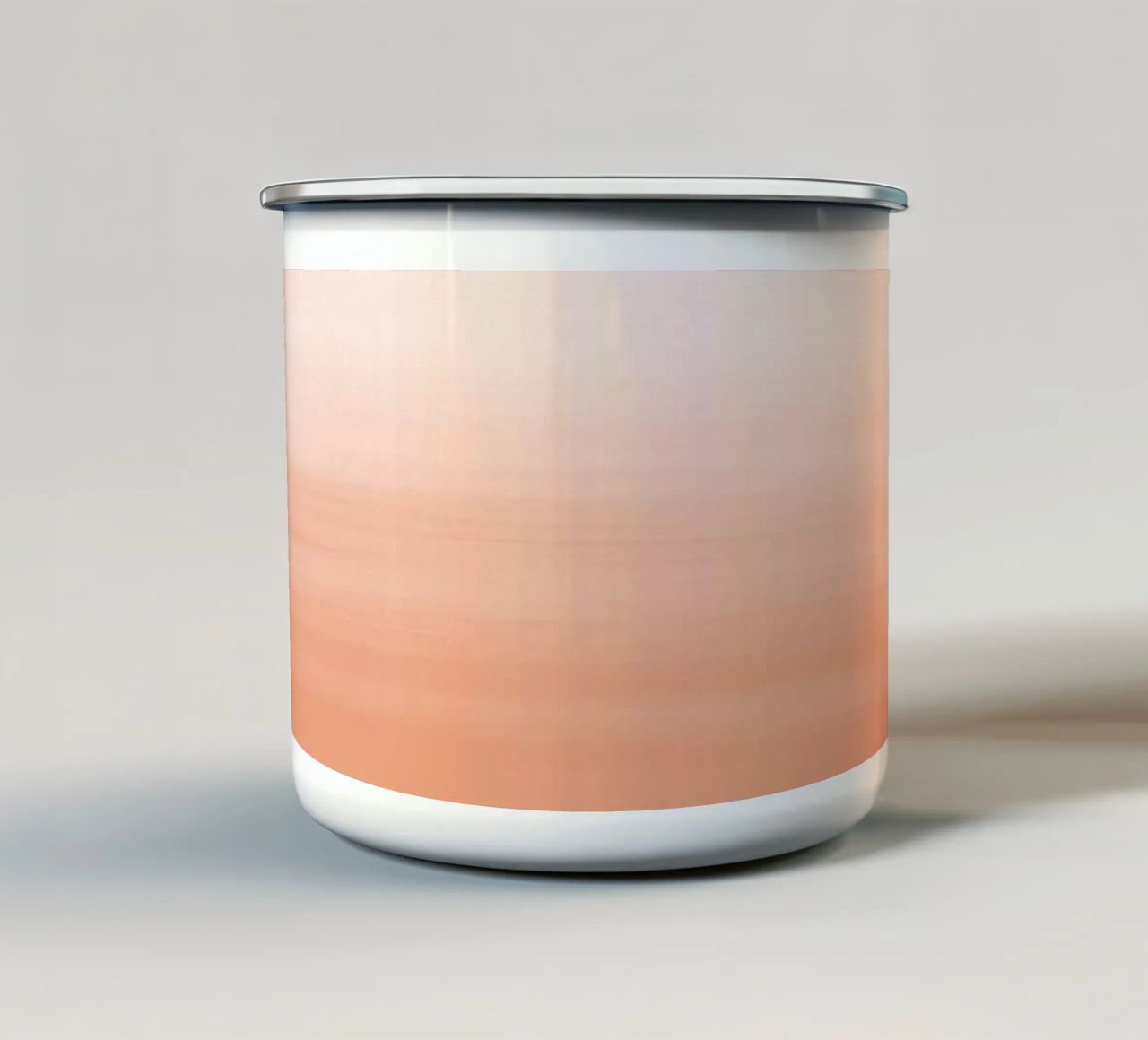 Gradiente acquerello pesca tazza in smalto da NouveauPrints