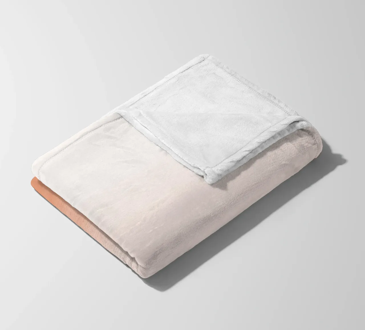 Gradiente acquerello pesca coperta in pile da NouveauPrints