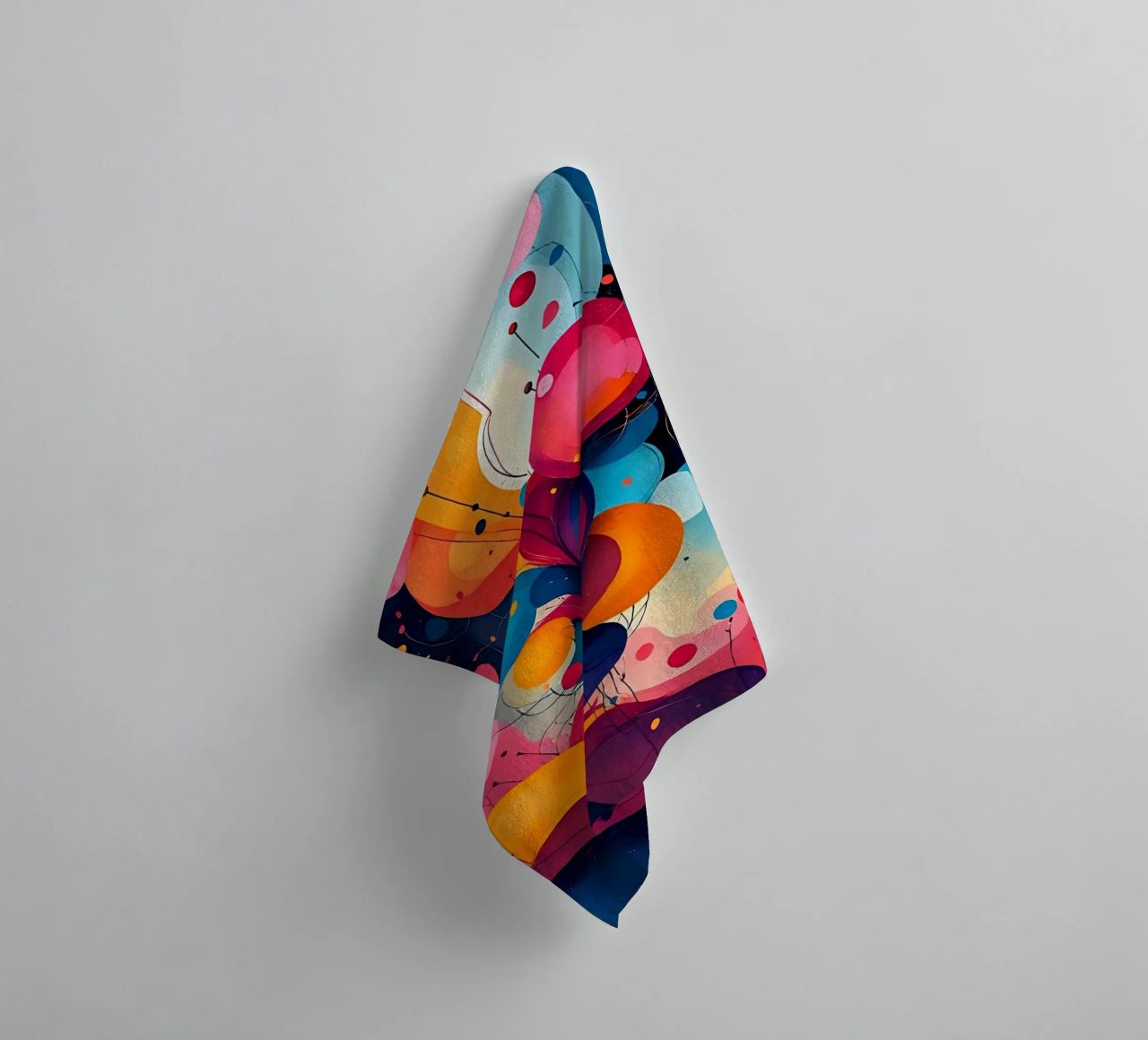 Peinture_F_5 serviette de bain de Farb- und Blütenzauber by LK