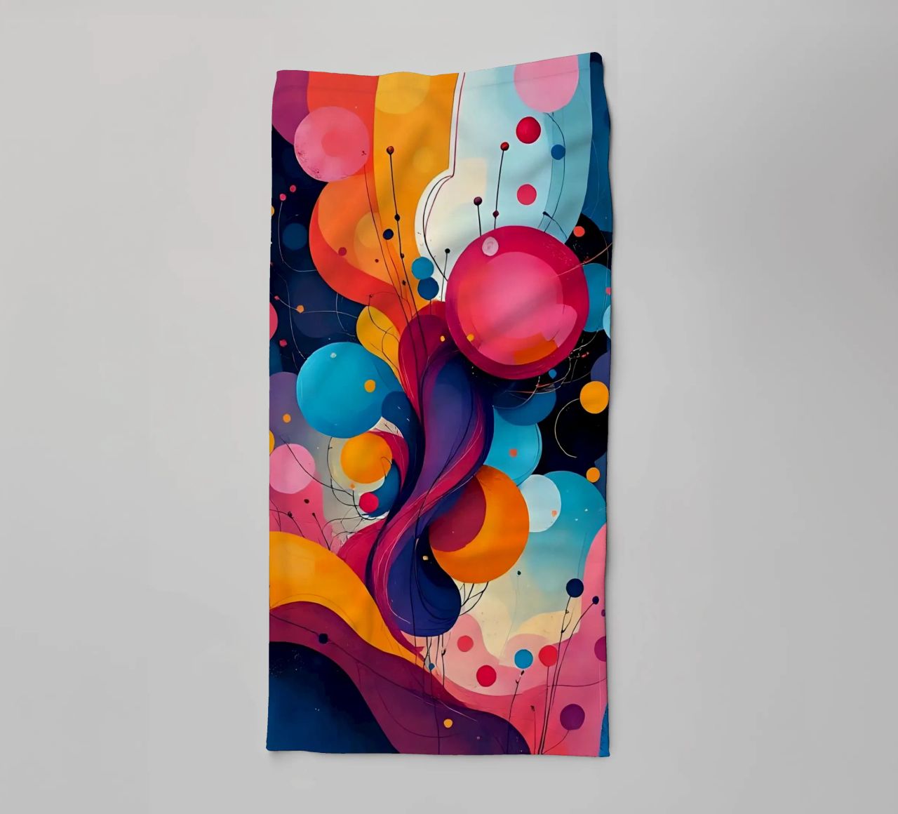 Peinture_F_5 serviette de bain de Farb- und Blütenzauber by LK