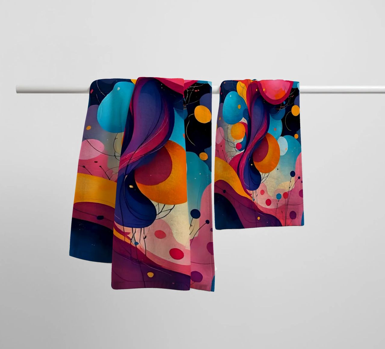 Peinture_F_5 serviette de bain de Farb- und Blütenzauber by LK