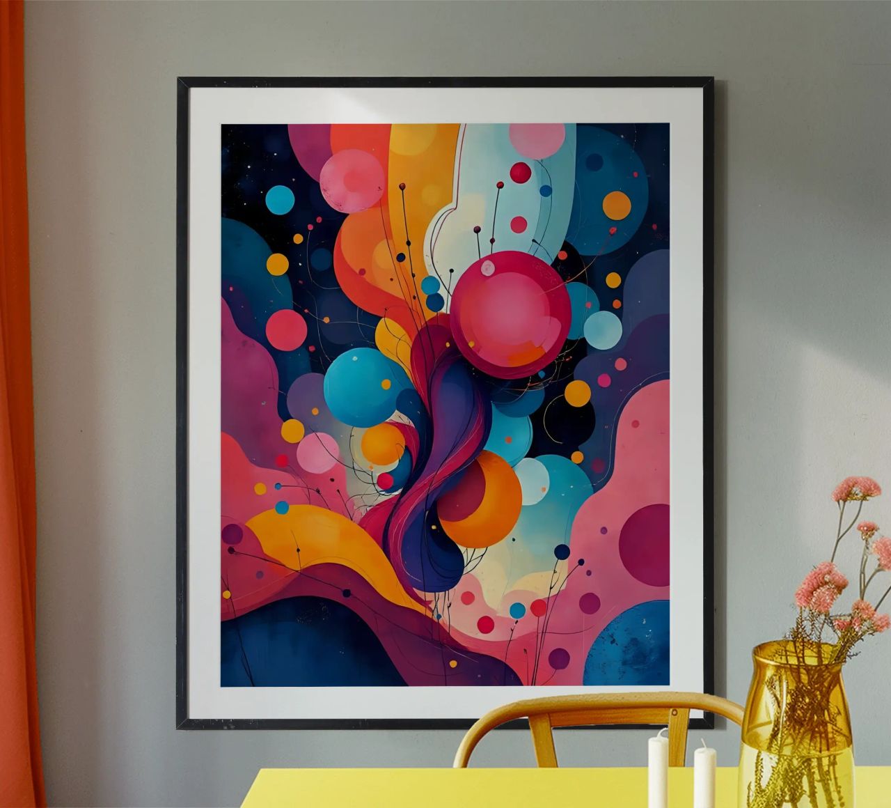 Peinture_F_5 poster de Farb- und Blütenzauber by LK