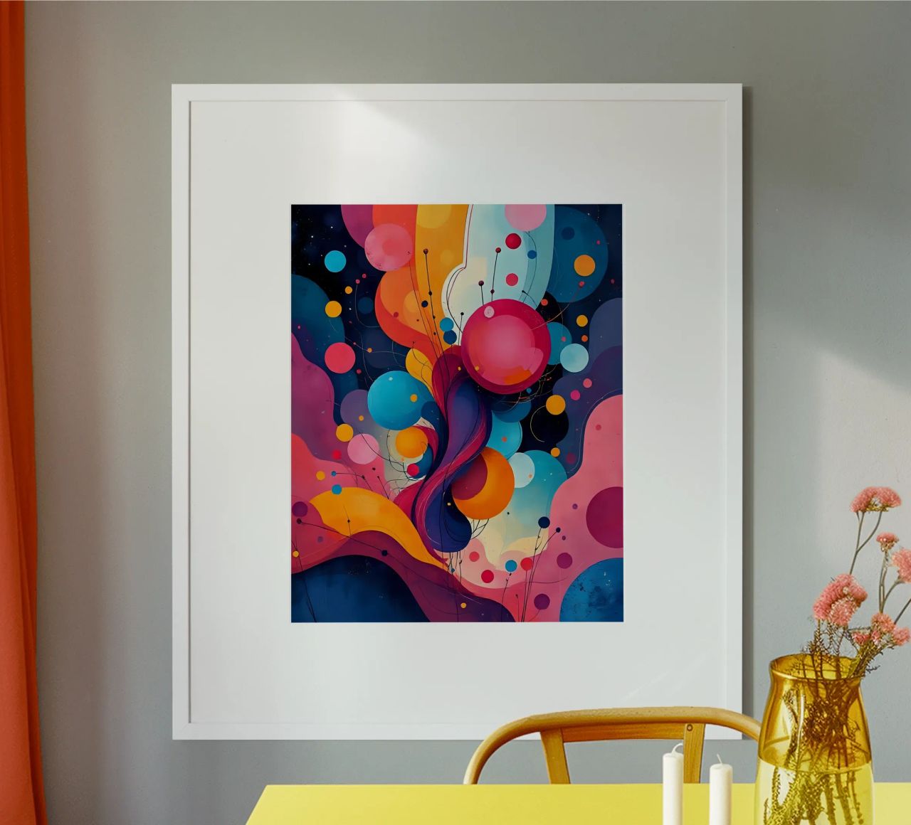 Peinture_F_5 poster de Farb- und Blütenzauber by LK